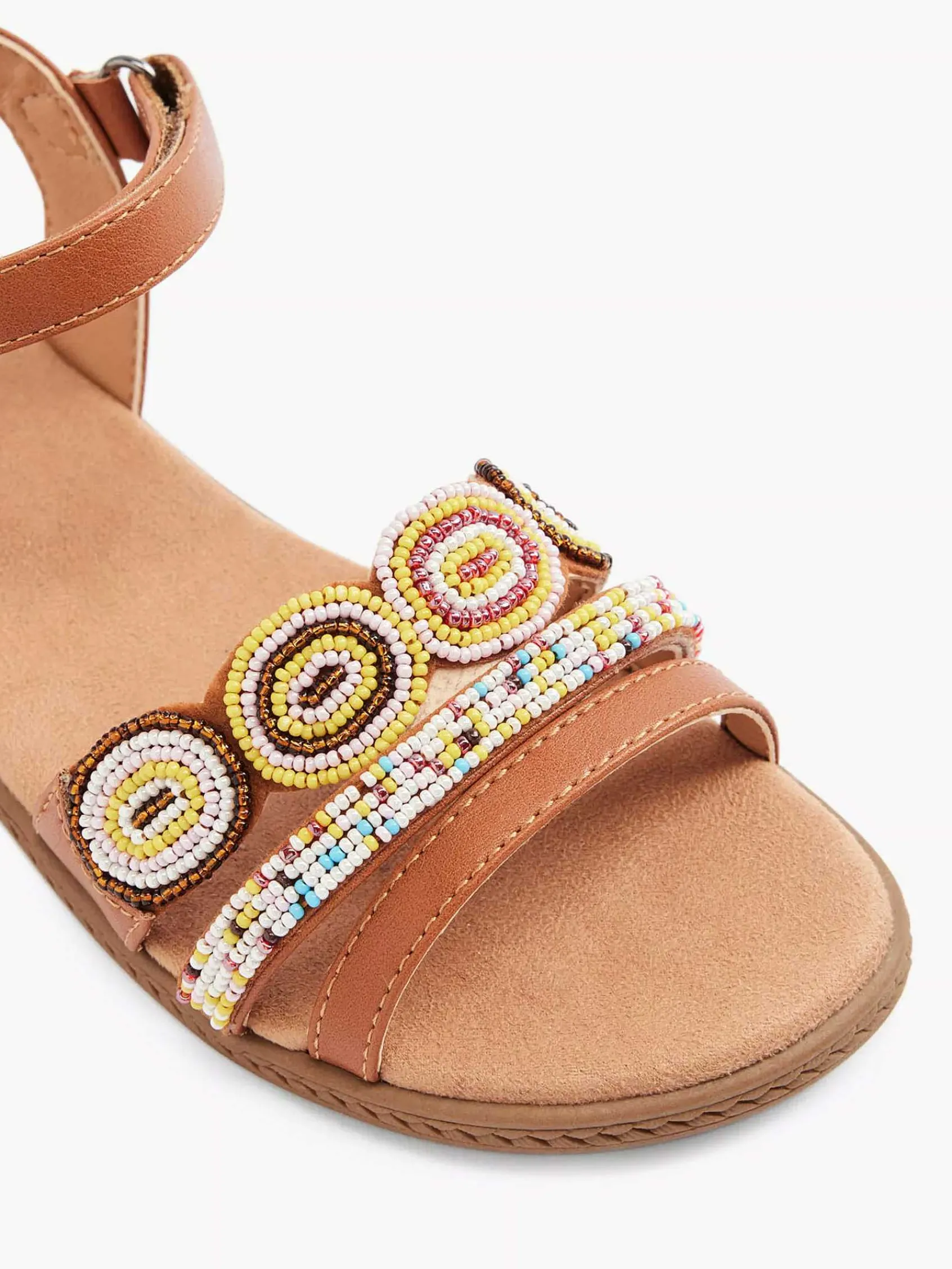 Babyschoenen|Graceland Cognac Sandaal Kralen