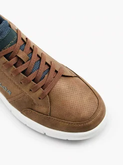 Sneakers|TOM TAILOR Cognac Sneaker