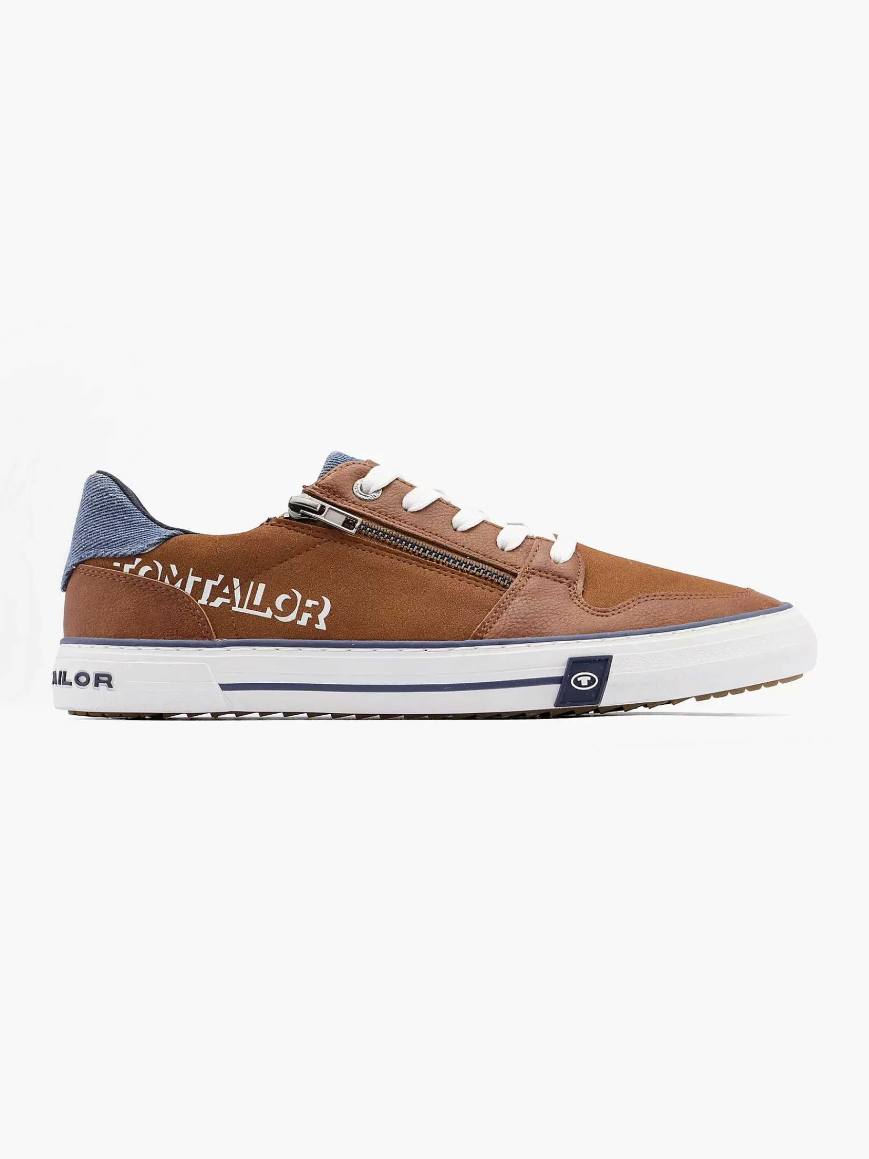 Sneakers|TOM TAILOR Cognac Sneaker