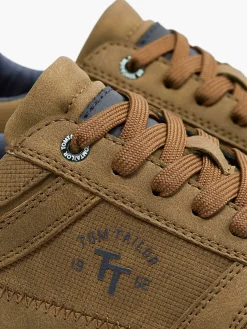 Sneakers|TOM TAILOR Cognac Sneaker