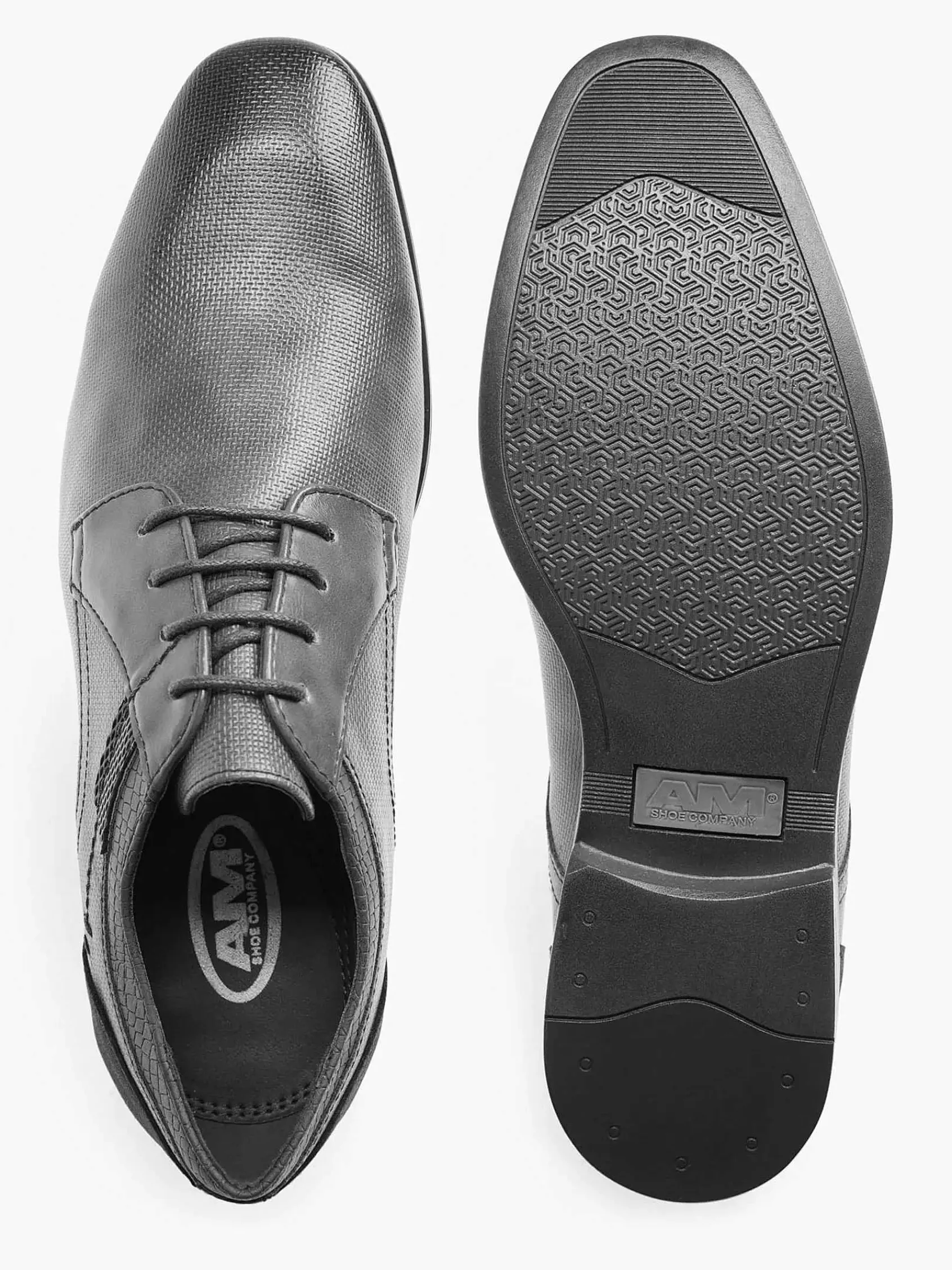 Geklede Schoenen|AM SHOE Cognac Veterschoen