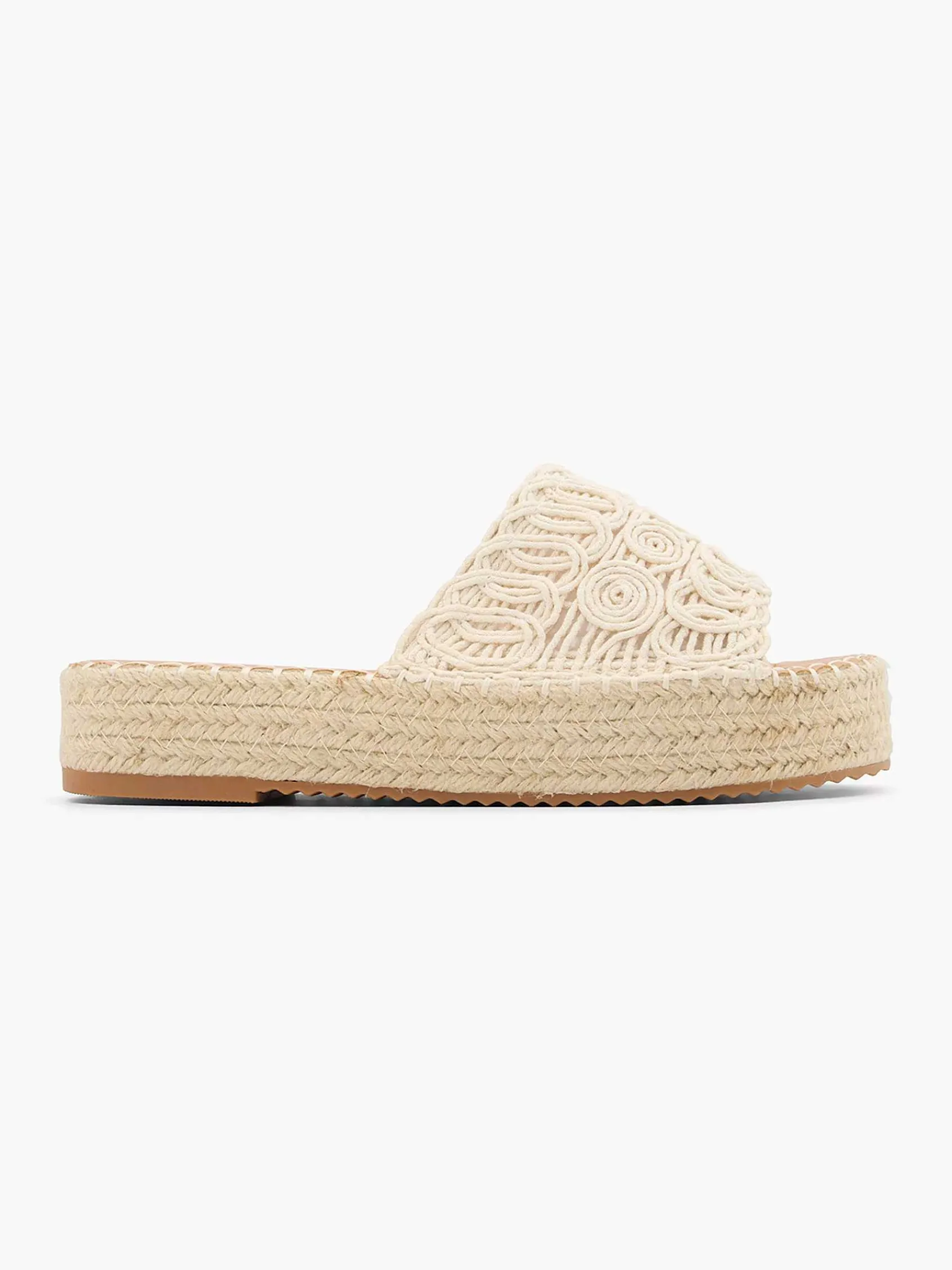 Slippers|Graceland Creme Platform Slipper