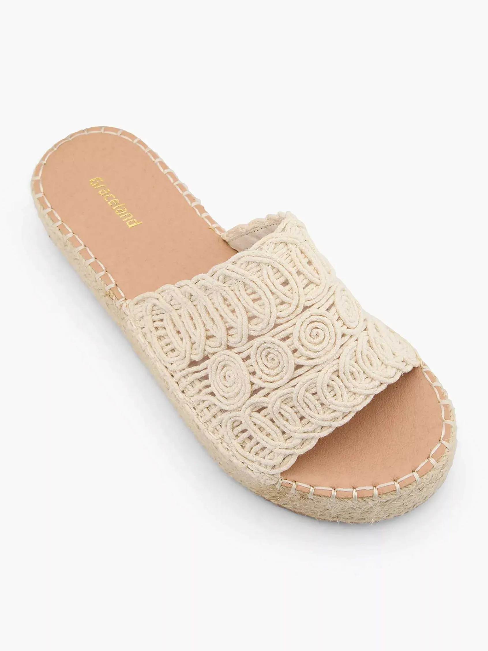 Slippers|Graceland Creme Platform Slipper