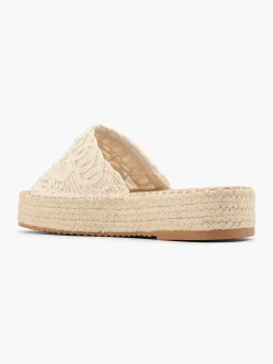 Slippers|Graceland Creme Platform Slipper
