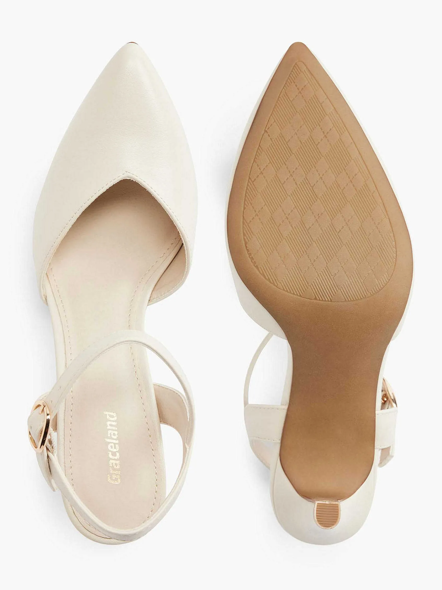 Hoge Hakken|Graceland Creme Pump