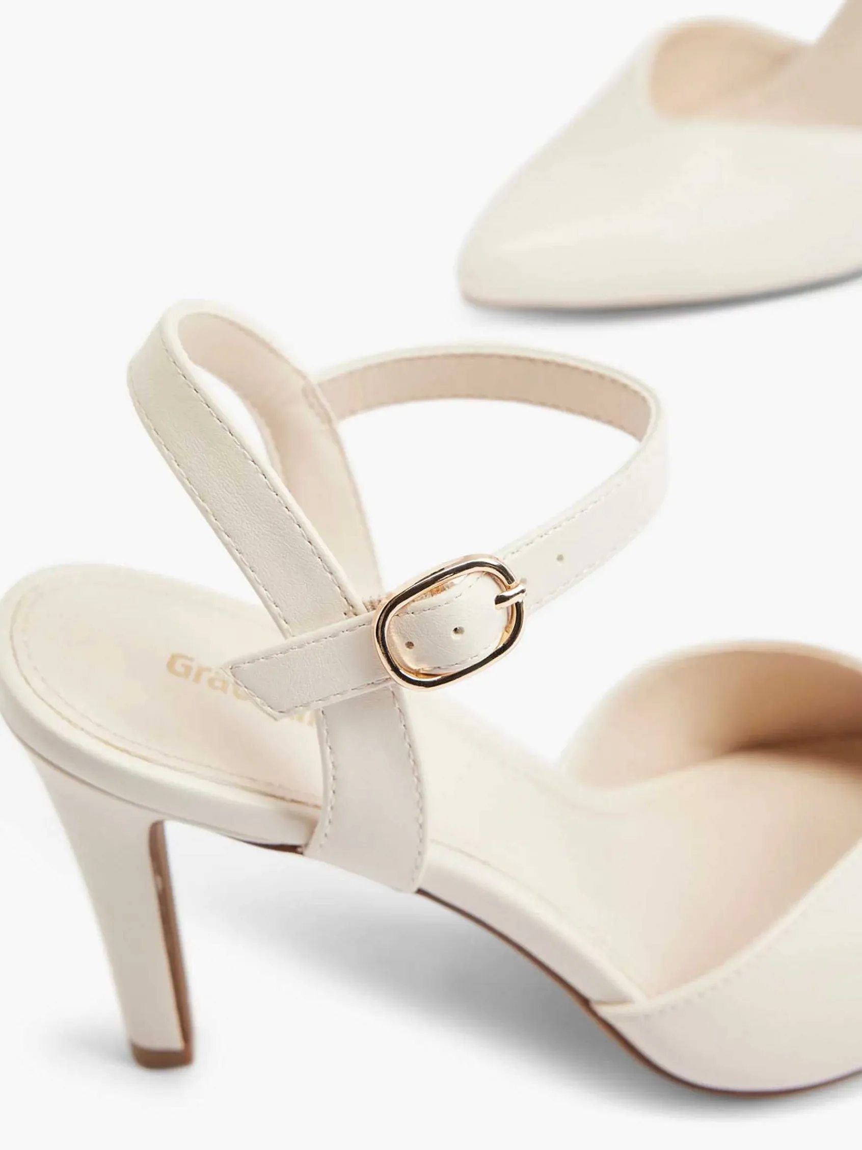 Hoge Hakken|Graceland Creme Pump
