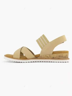 Sandalen|Skechers Creme Sandaal