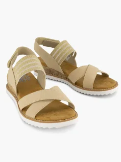 Sandalen|Skechers Creme Sandaal