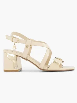 Sandalen|Laura Biagiotti Creme Sandalette