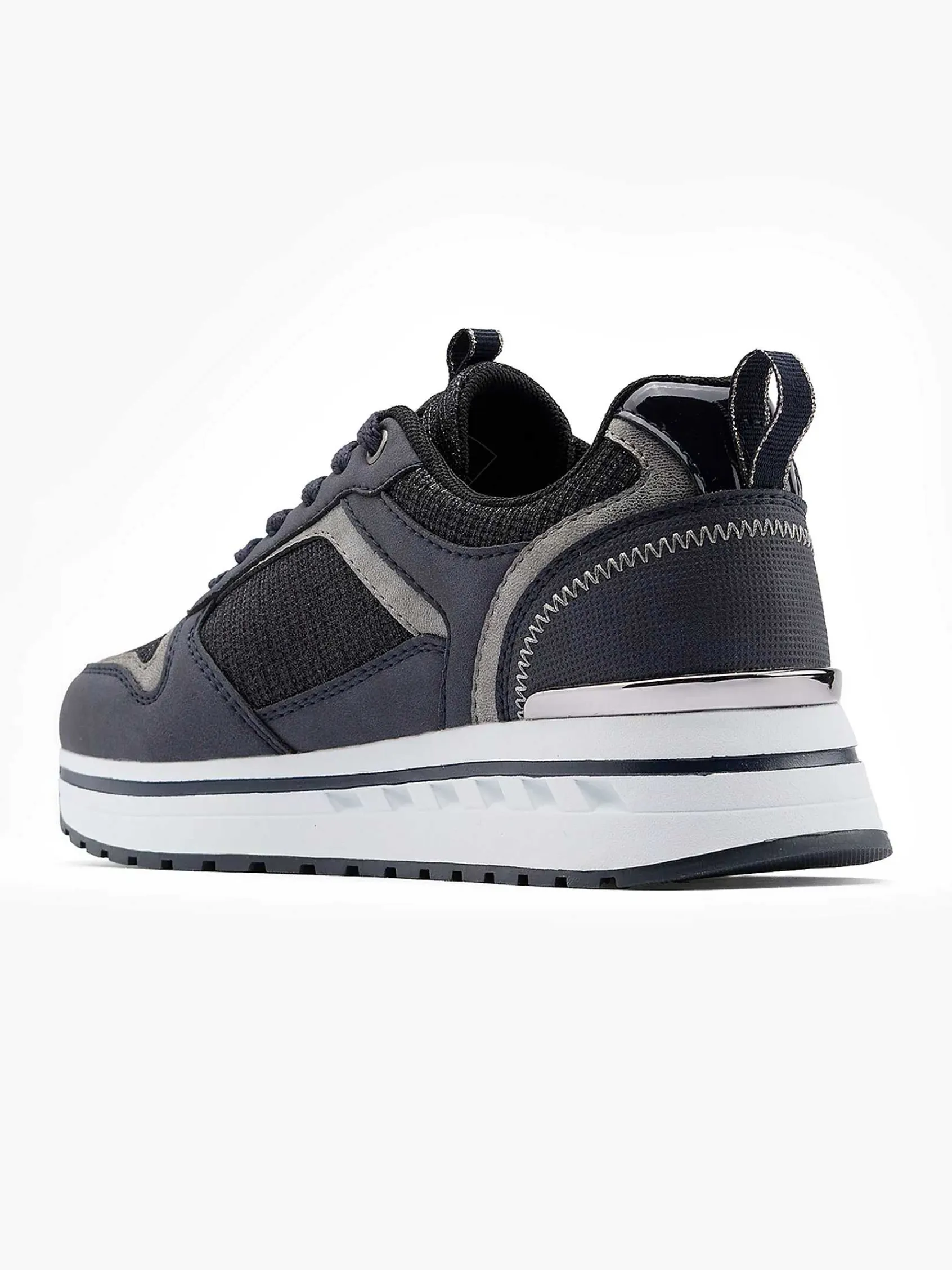Sneakers|Graceland Donkerblauwe Chunky Sneaker