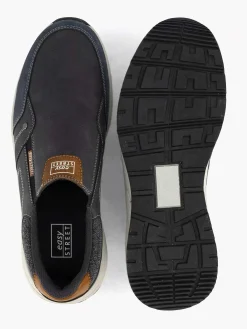 Geklede Schoenen|Easy Street Donkerblauwe Comfort Instapper