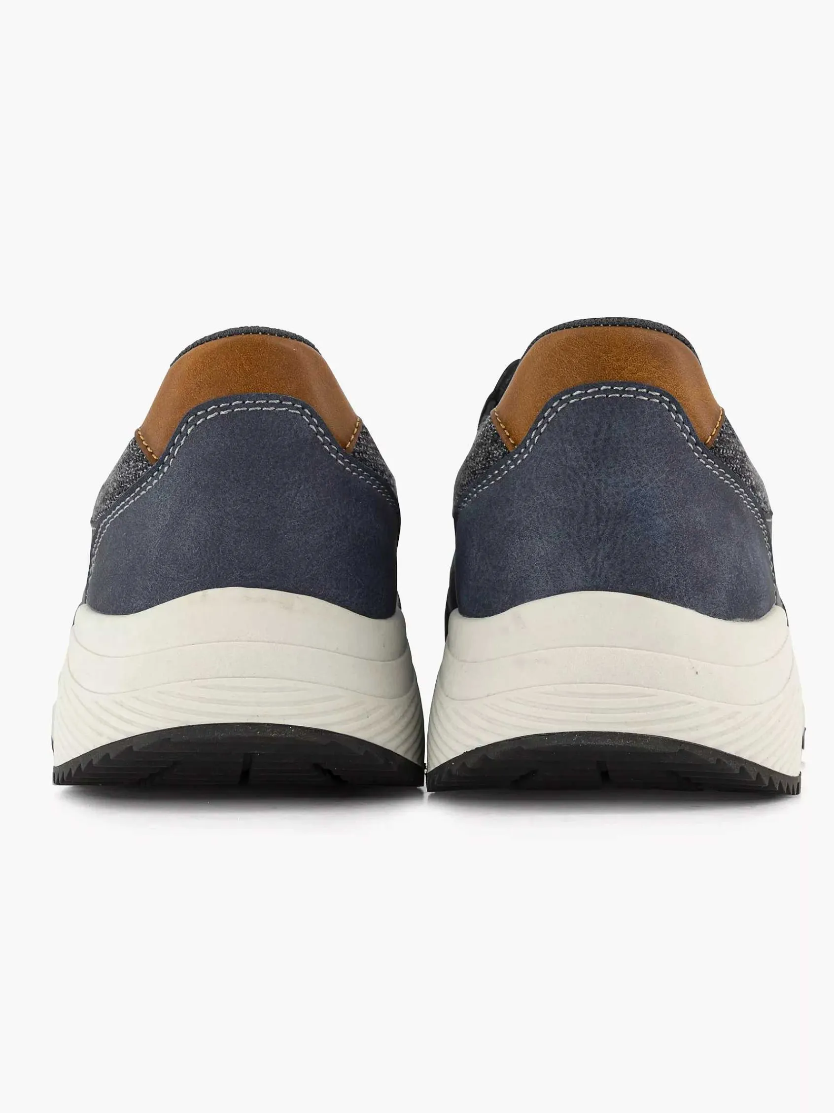 Geklede Schoenen|Easy Street Donkerblauwe Comfort Instapper