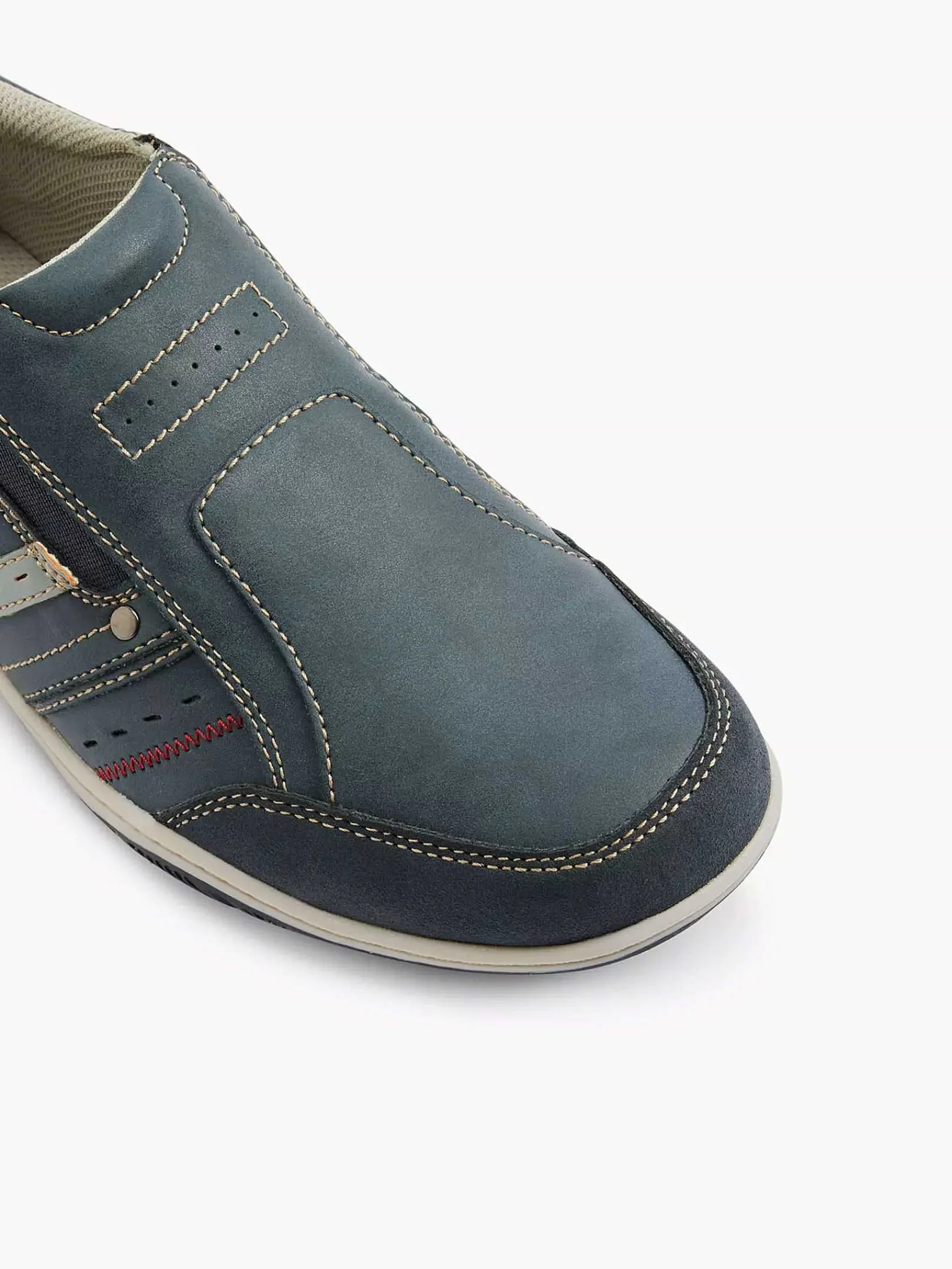Instappers|Easy Street Donkerblauwe Comfort Instapper