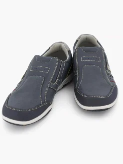 Instappers|Easy Street Donkerblauwe Comfort Instapper