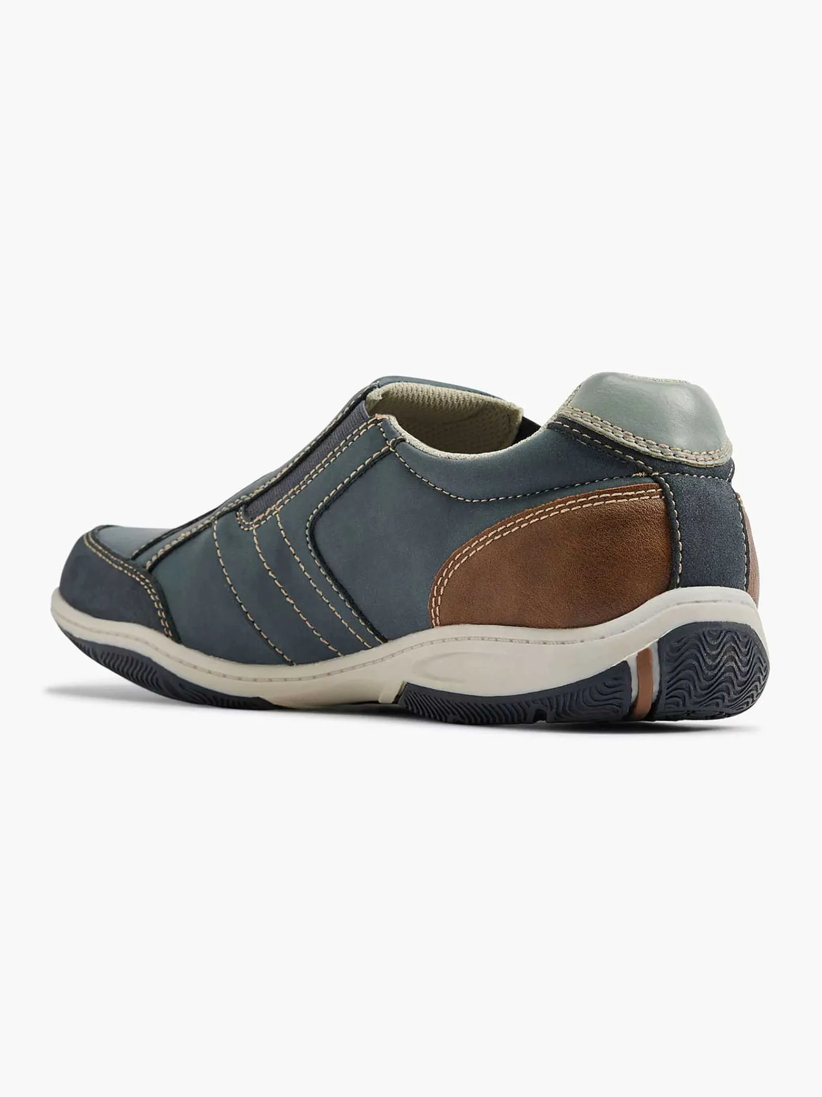 Instappers|Easy Street Donkerblauwe Comfort Instapper