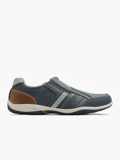 Instappers|Easy Street Donkerblauwe Comfort Instapper