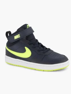 Jongensschoenen|Nike Donkerblauwe Court Borough Mid 2