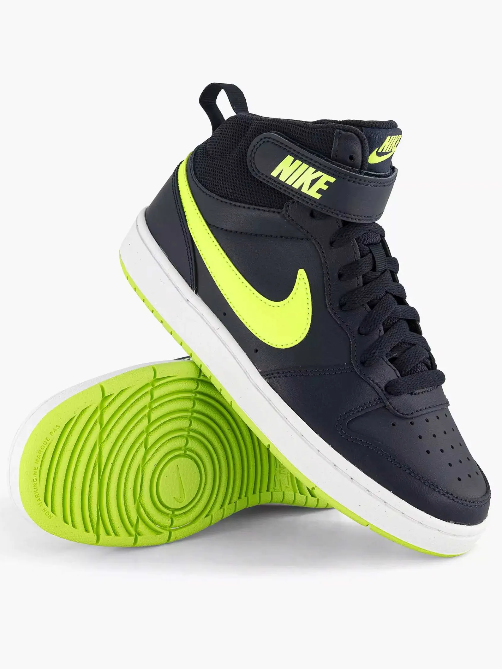 Jongensschoenen|Nike Donkerblauwe Court Borough Mid 2