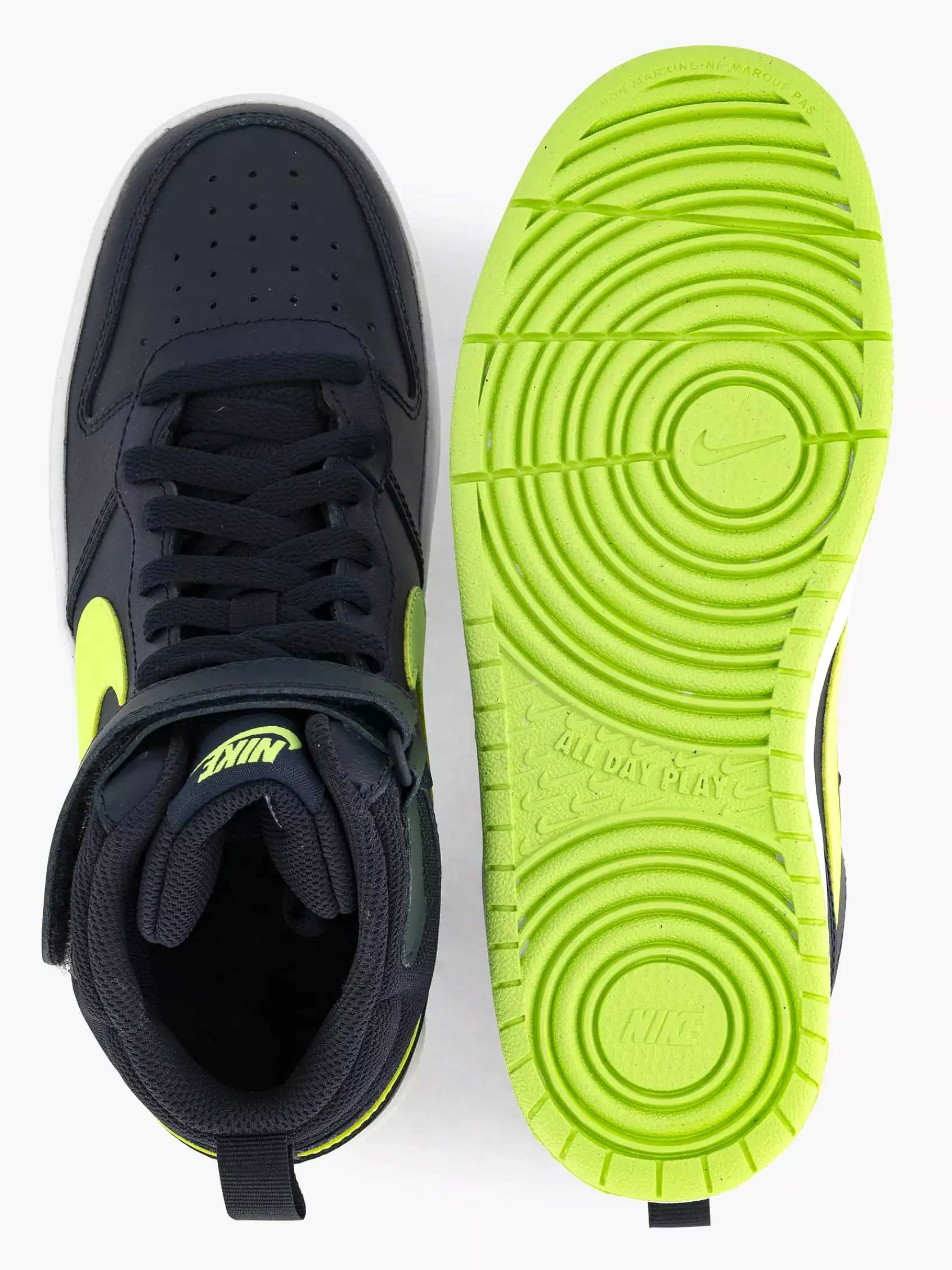 Jongensschoenen|Nike Donkerblauwe Court Borough Mid 2