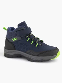 Jongensschoenen|Landrover Donkerblauwe Hoge Sneaker