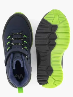 Jongensschoenen|Landrover Donkerblauwe Hoge Sneaker