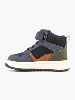 Jongensschoenen|Vty Donkerblauwe Hoge Sneaker