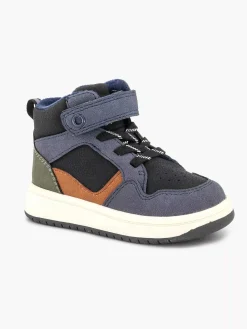 Jongensschoenen|Vty Donkerblauwe Hoge Sneaker