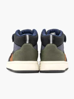 Jongensschoenen|Vty Donkerblauwe Hoge Sneaker