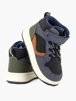 Jongensschoenen|Vty Donkerblauwe Hoge Sneaker