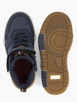 Jongensschoenen|Vty Donkerblauwe Hoge Sneaker