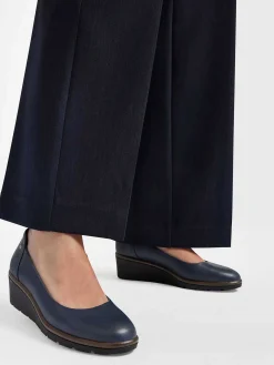 Pumps|Graceland Donkerblauwe Pump Sleehak