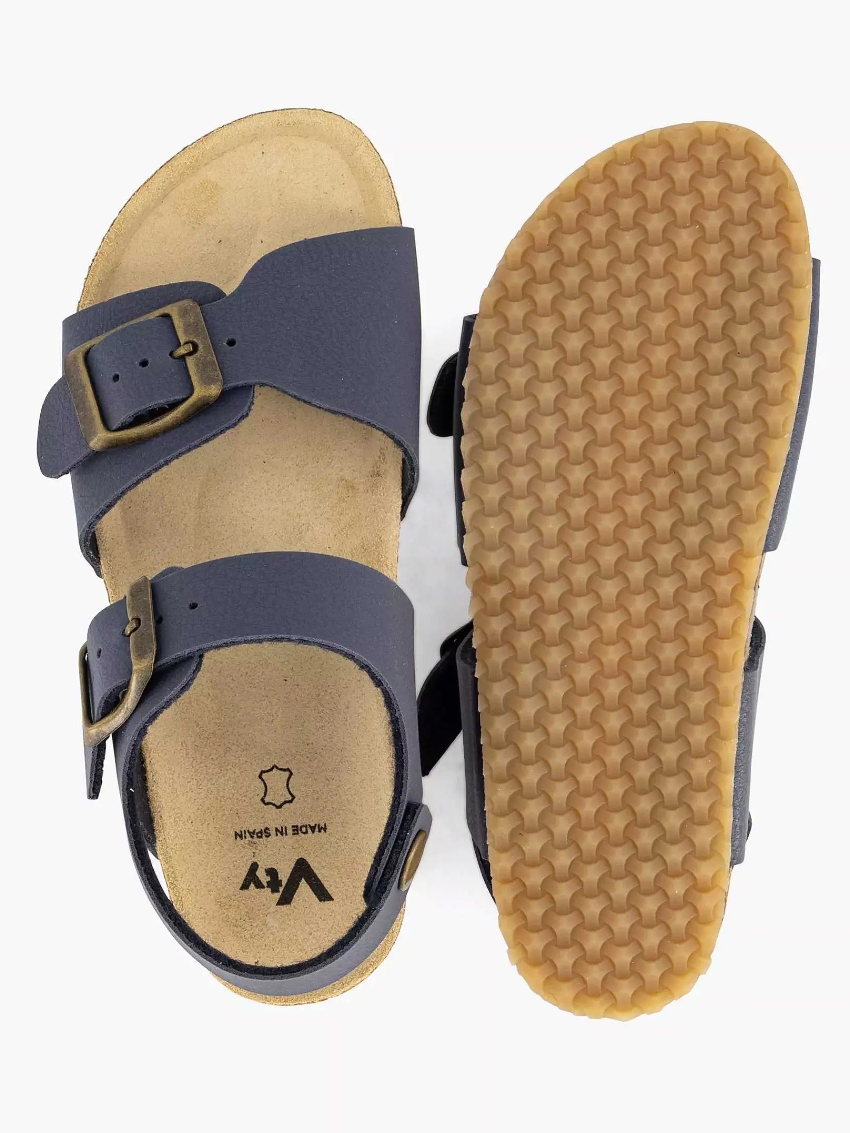Babyschoenen|Vty Donkerblauwe Sandaal
