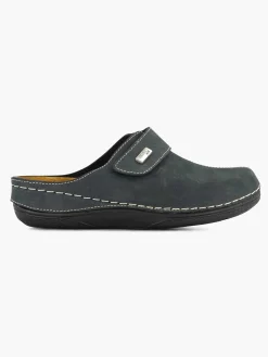 Slippers|Casa mia Donkerblauwe Slipper