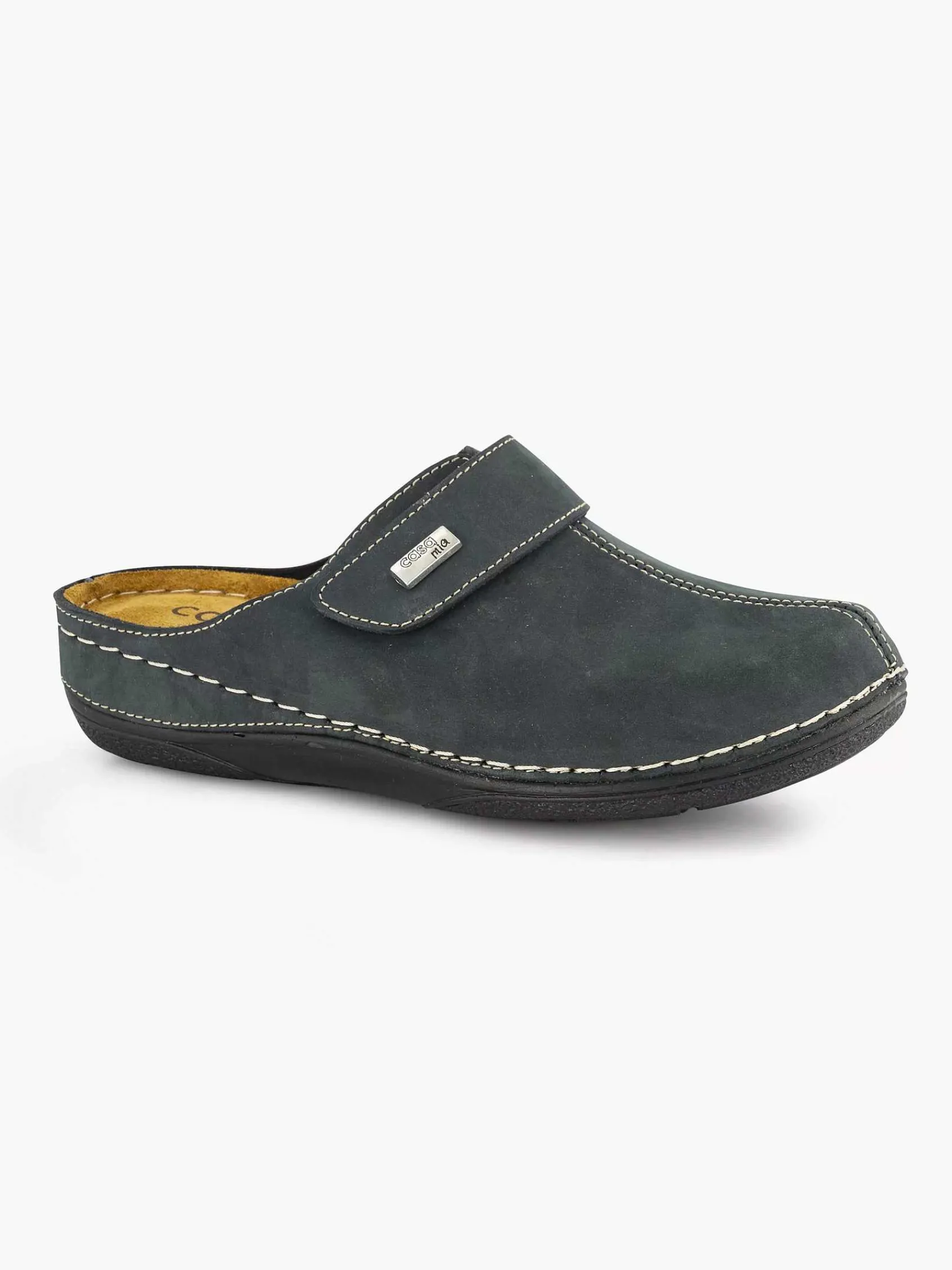 Slippers|Casa mia Donkerblauwe Slipper