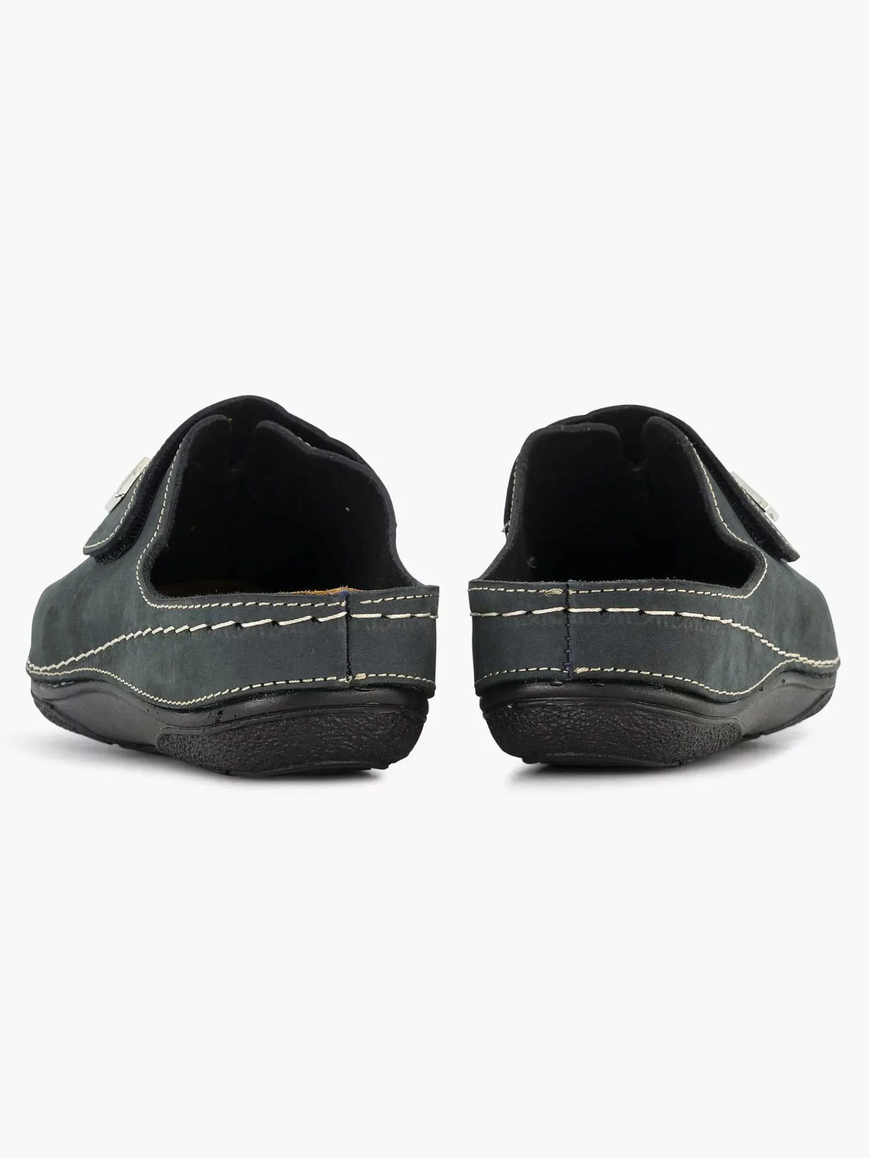 Slippers|Casa mia Donkerblauwe Slipper