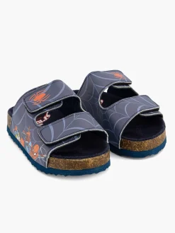 Jongensschoenen|Spiderman Donkerblauwe Slipper