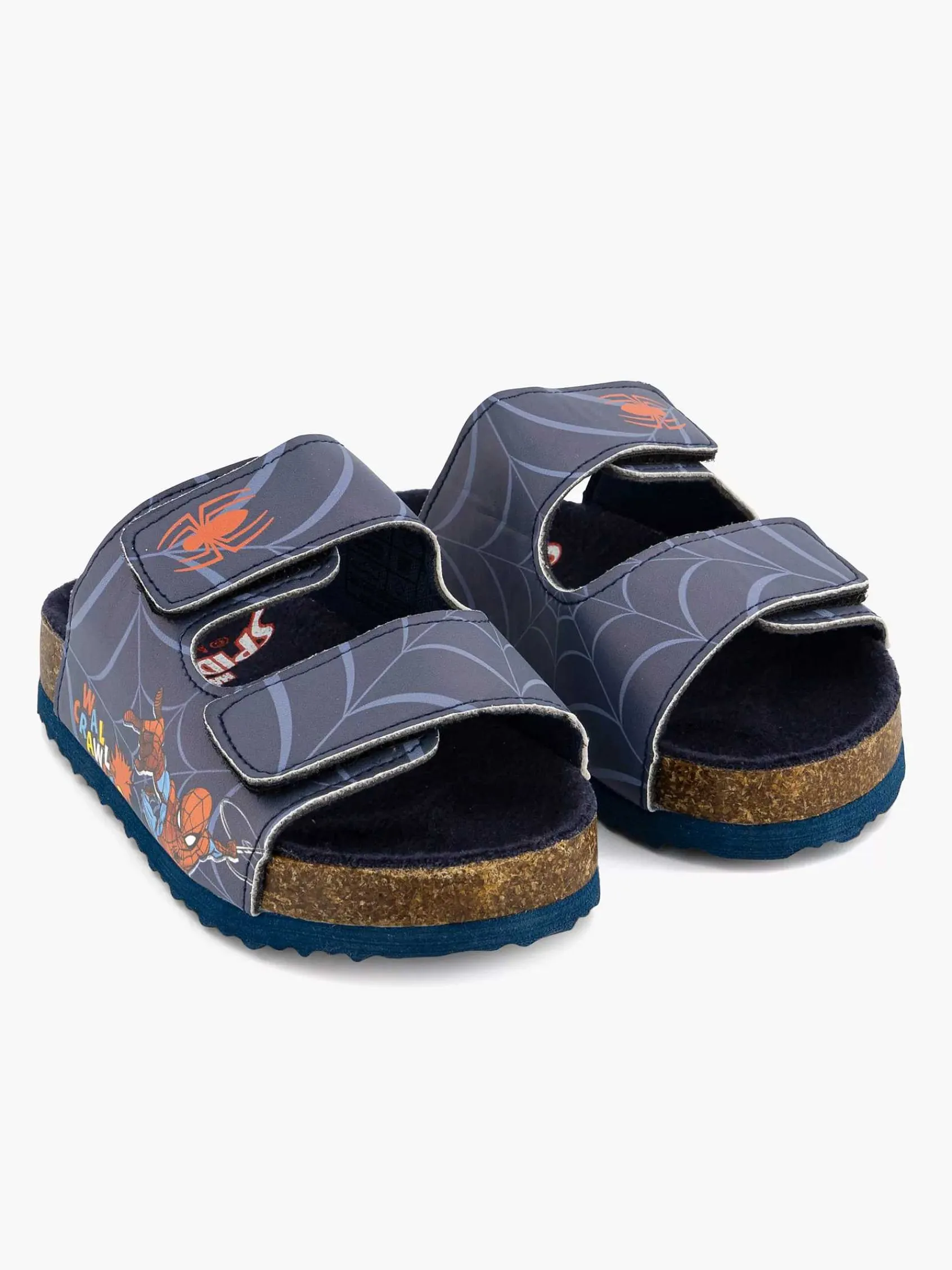 Jongensschoenen|Spiderman Donkerblauwe Slipper