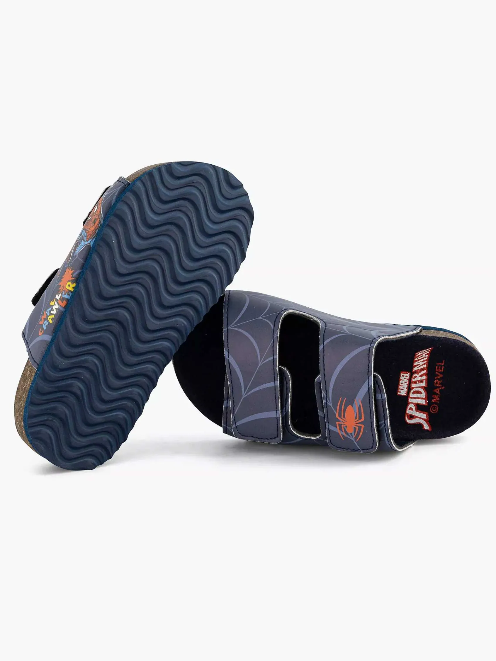 Jongensschoenen|Spiderman Donkerblauwe Slipper