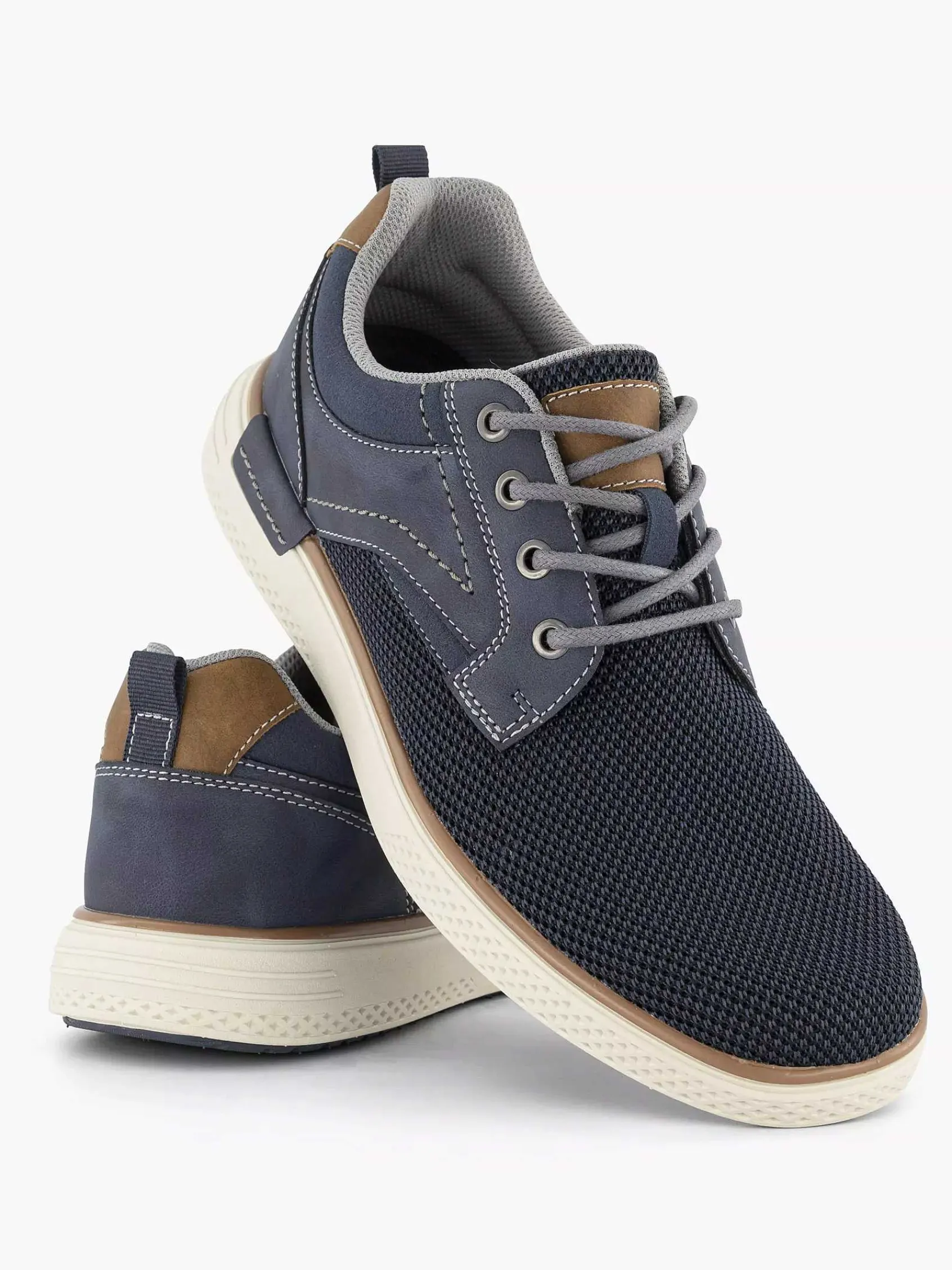 Sneakers|Easy Street Donkerblauwe Sneaker