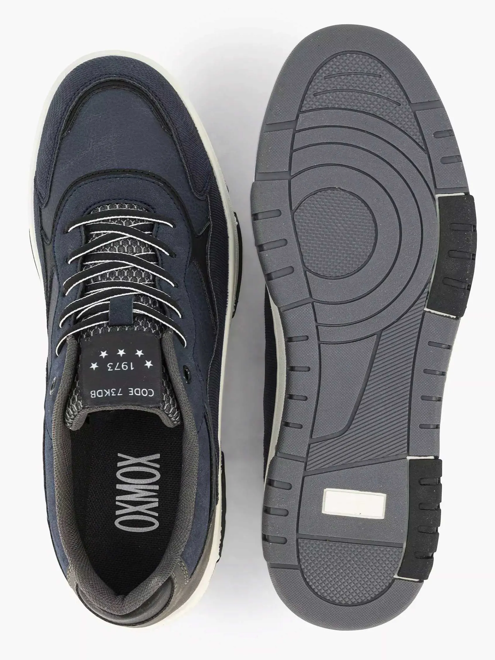 Sneakers|Oxmox Donkerblauwe Sneaker