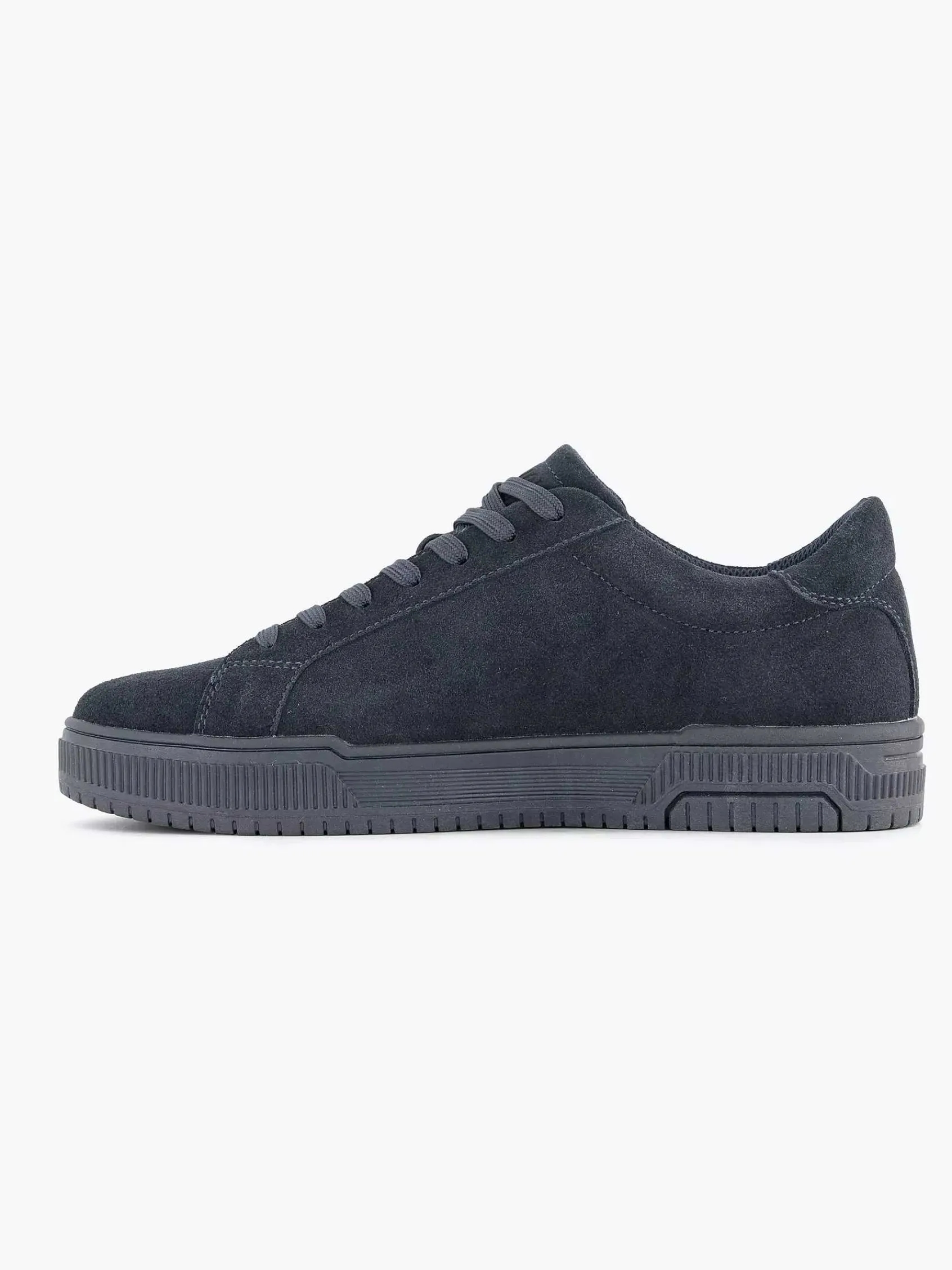 Sneakers|Oxmox Donkerblauwe Suede Sneaker