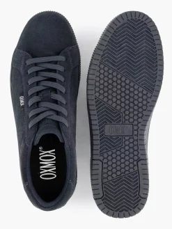 Sneakers|Oxmox Donkerblauwe Suede Sneaker