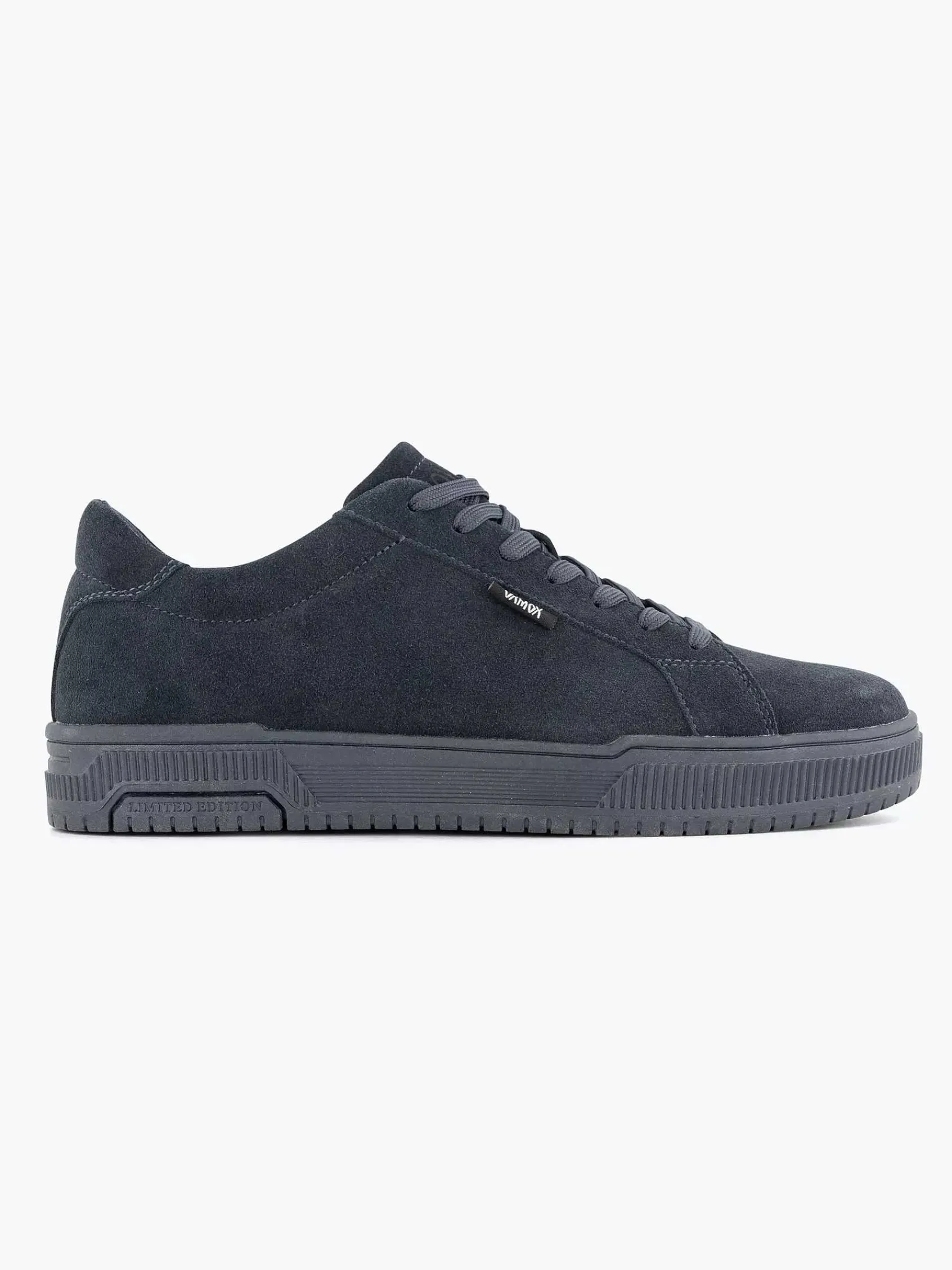 Sneakers|Oxmox Donkerblauwe Suede Sneaker