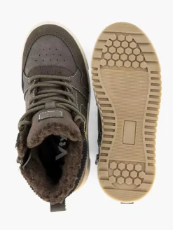 Jongensschoenen|Vty Donkerbruine Hoge Sneaker