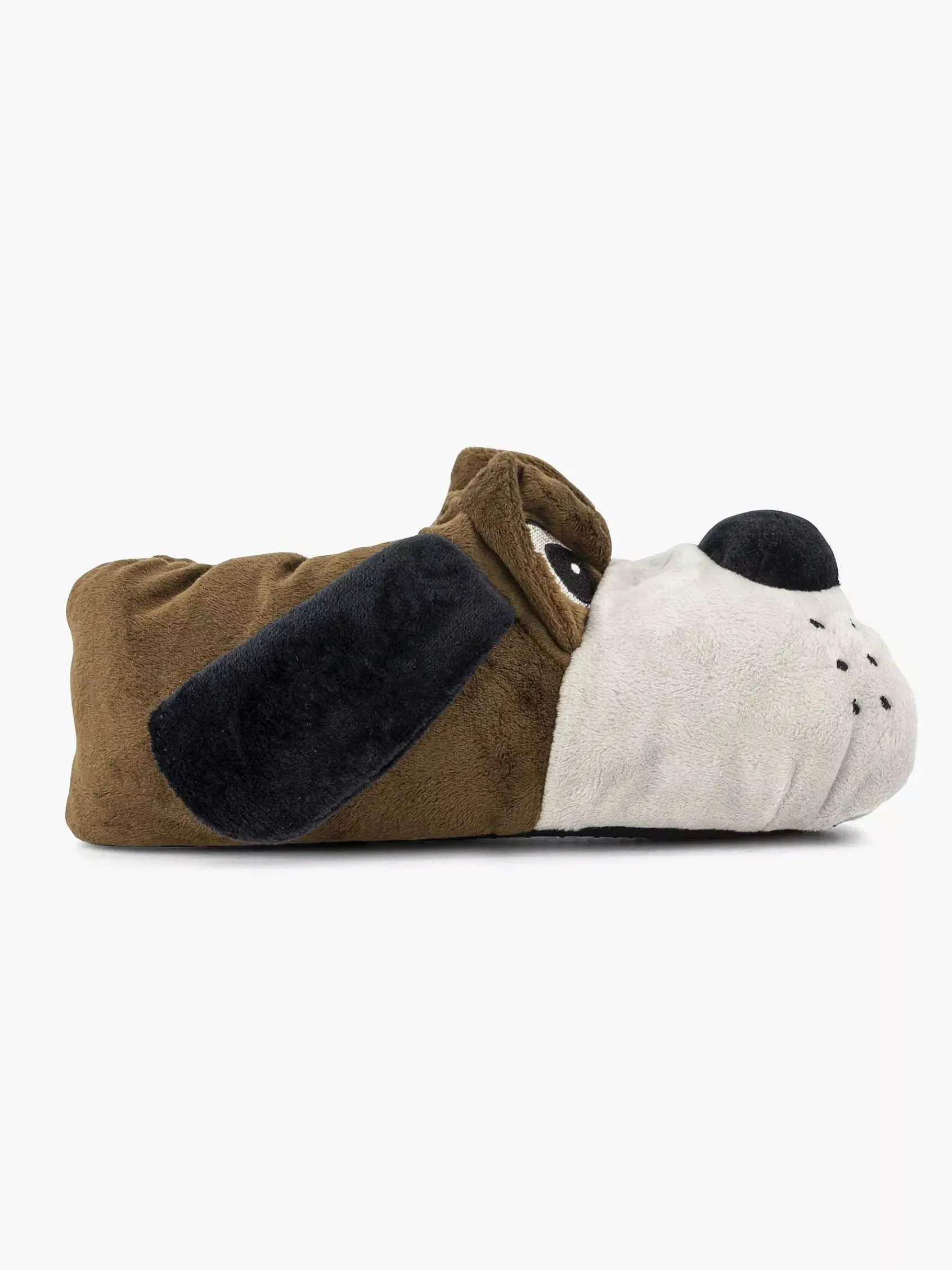 Jongensschoenen|Vty Donkerbruine Pantoffel Hond