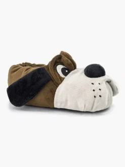 Jongensschoenen|Vty Donkerbruine Pantoffel Hond