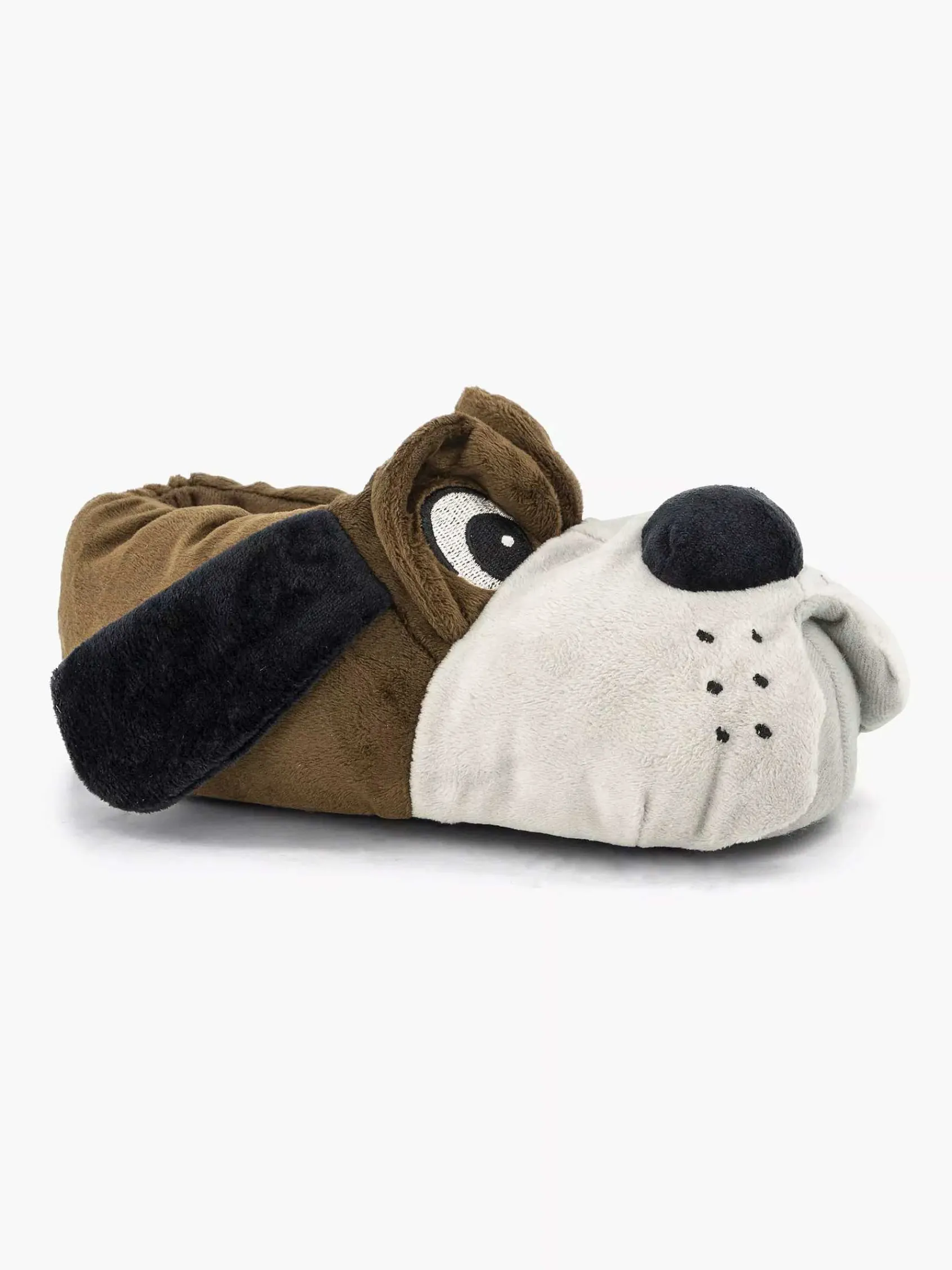 Jongensschoenen|Vty Donkerbruine Pantoffel Hond