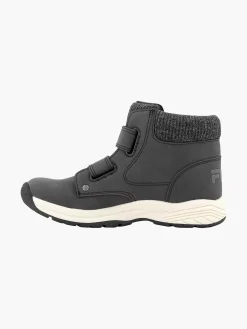 Jongensschoenen|FILA Donkergrijze Boot Klittenband
