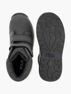 Jongensschoenen|FILA Donkergrijze Boot Klittenband