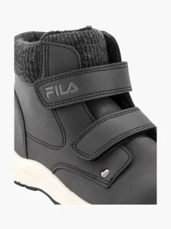 Jongensschoenen|FILA Donkergrijze Boot Klittenband